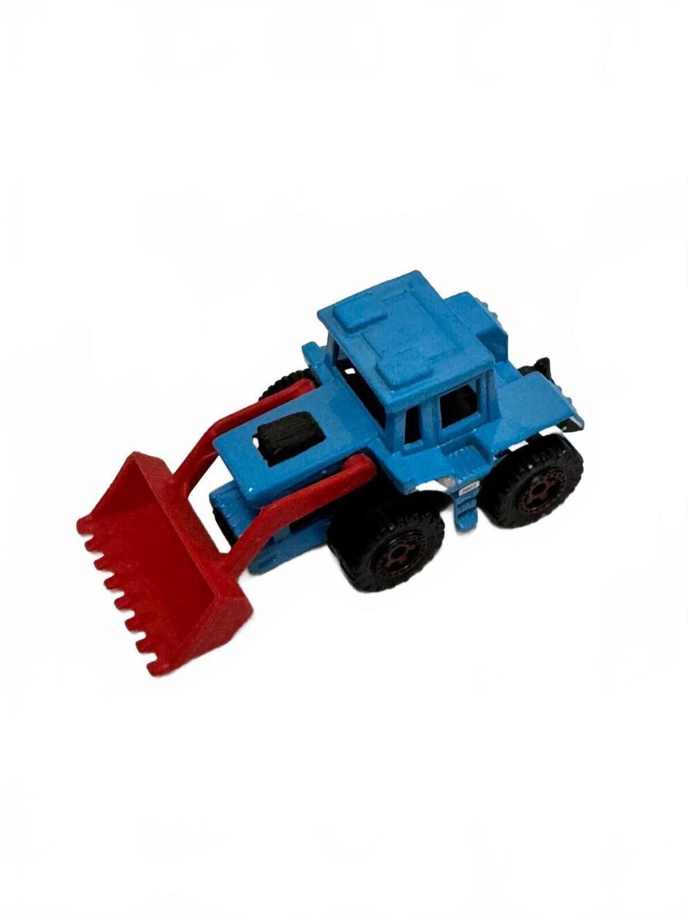 Matchbox No 29 Tractor Shovel Blue Red Diecast Toy Vehicle Made in Thailand
